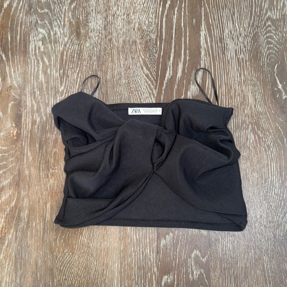 Black GOING OUT tops BUNDLE of (6) go to little black tops S/XS - Picture 9 of 9